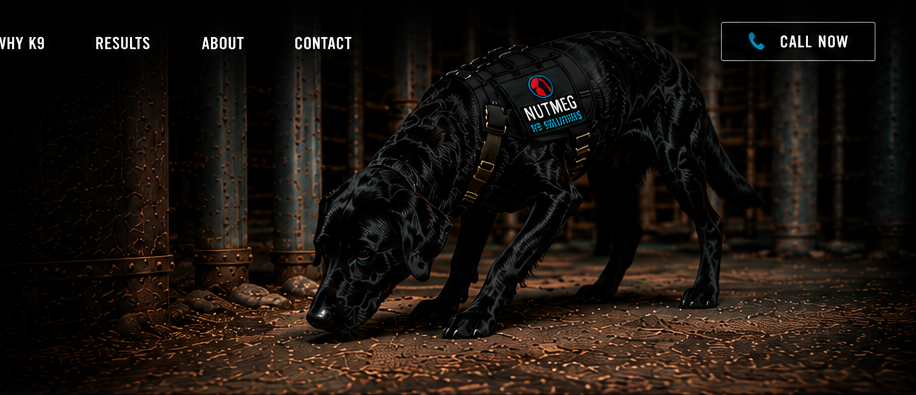 Patterdale Terrier for K9 rodent detection and partner support