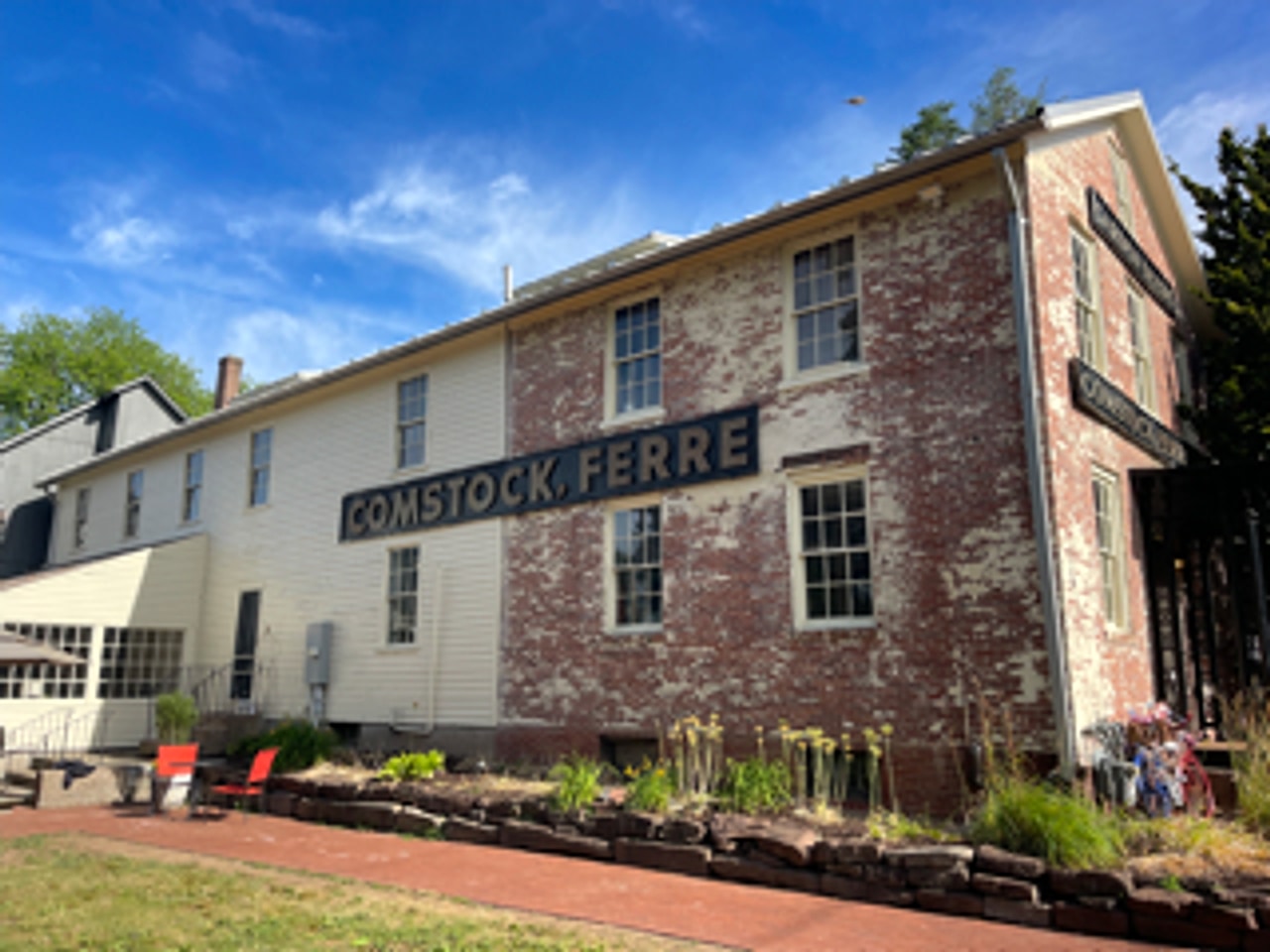Comstock Ferre seed company building in Old Wethersfield Connecticut
