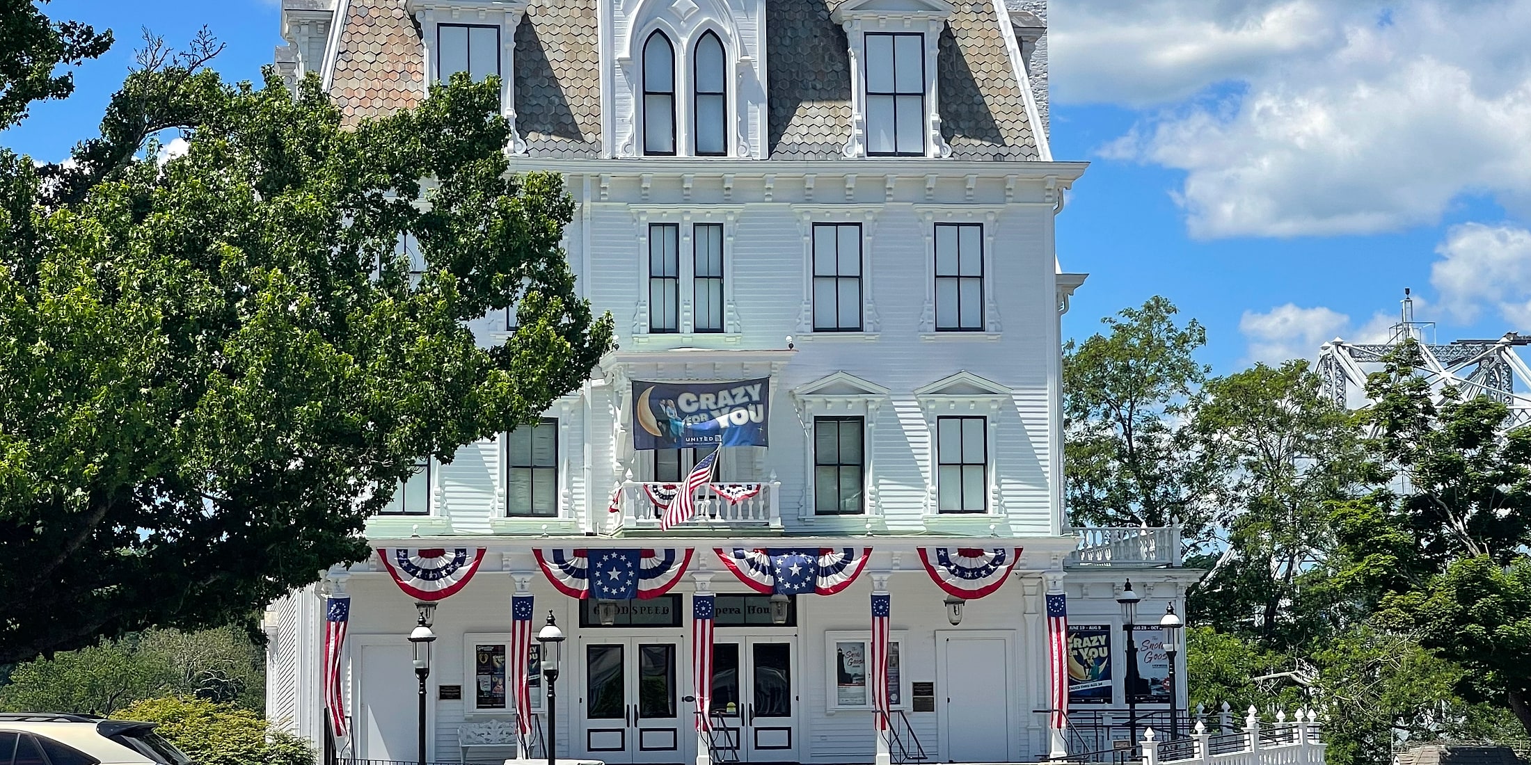 Goodspeed Opera House in East Haddam, Connecticut