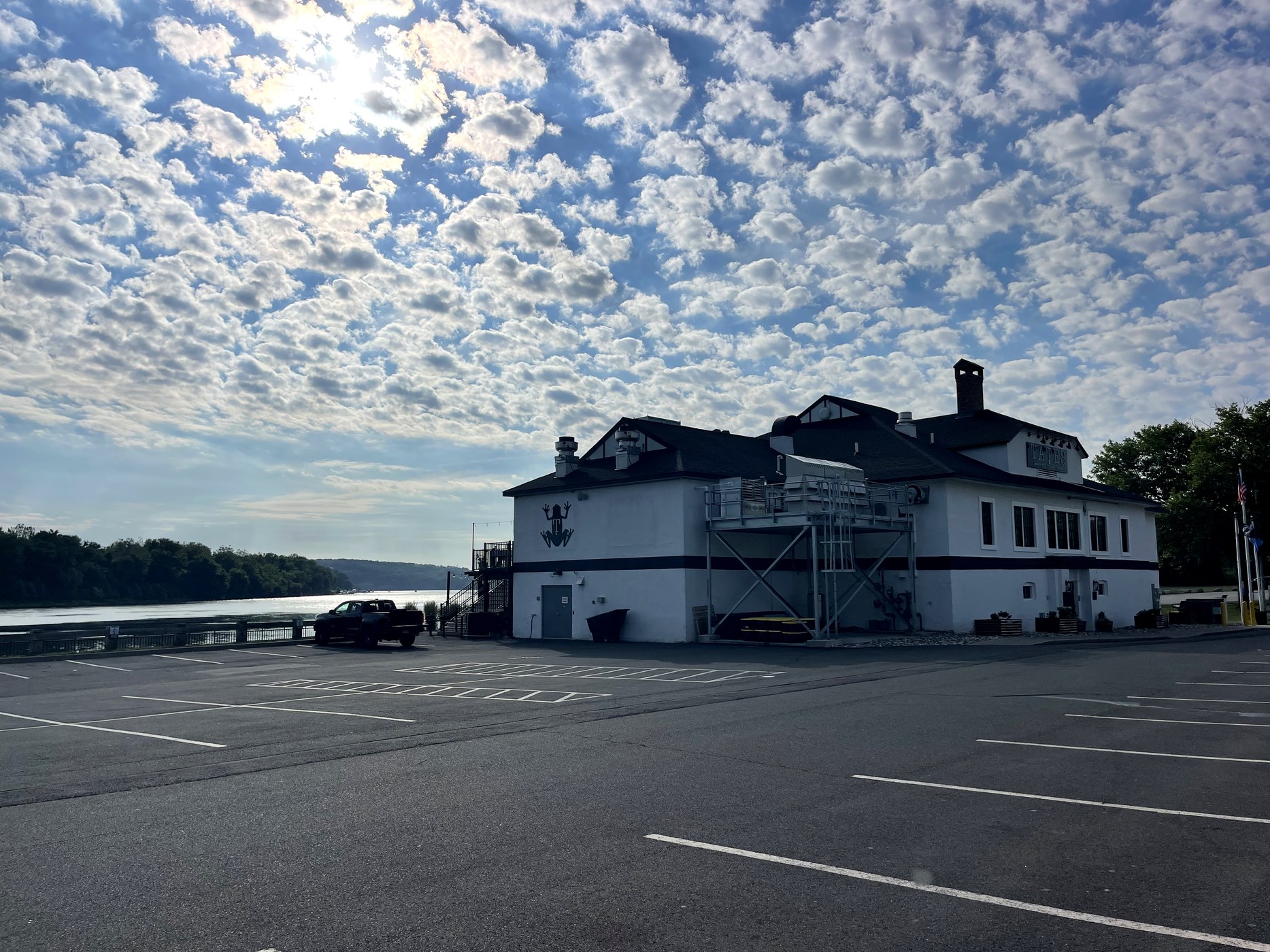 Connecticut River waterfront in Middletown, Connecticut